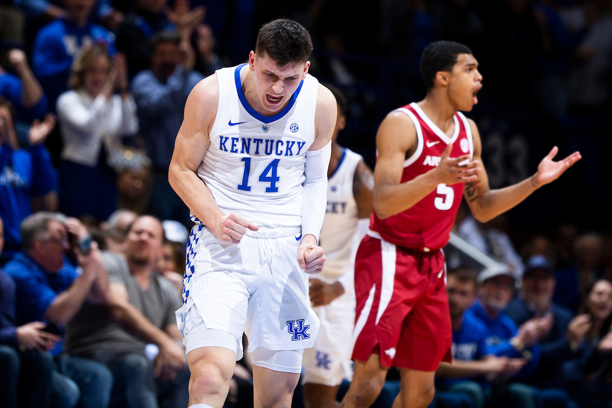 Tyler Herro.

Kentucky beat Arkansas 70-66.

Photo by Chet White | UK Athletics