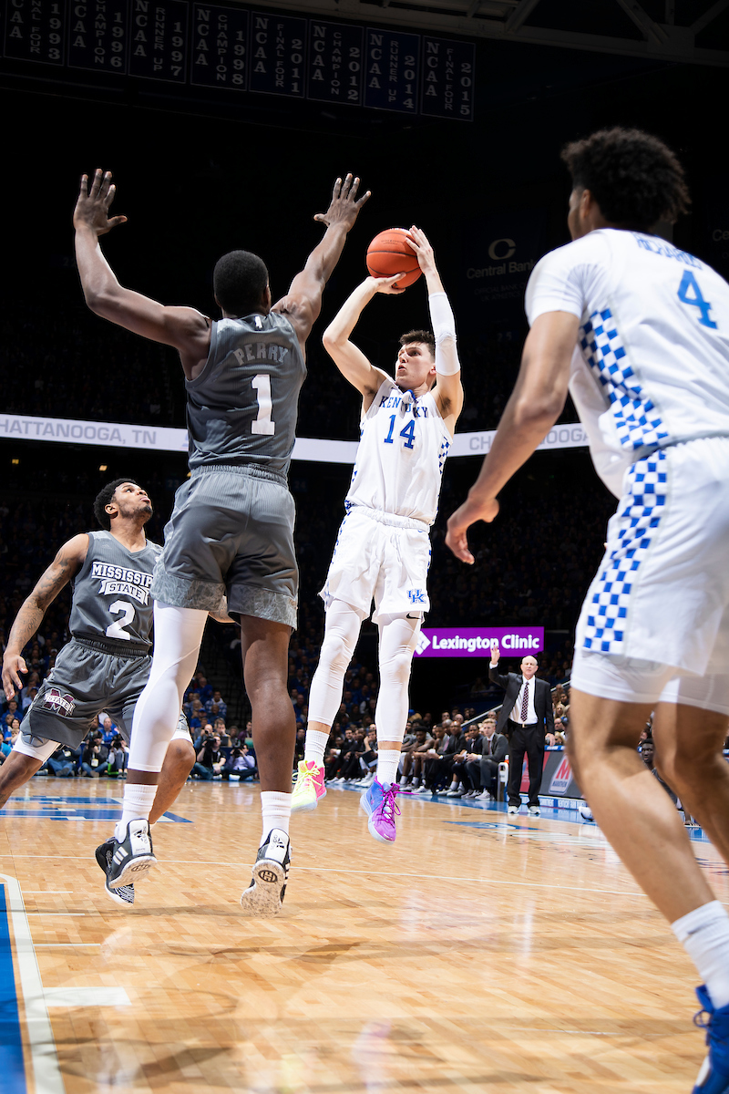 Kentucky men?s basketball defeated Mississippi State 76-55.

Photo by Chet White | UK Athletics