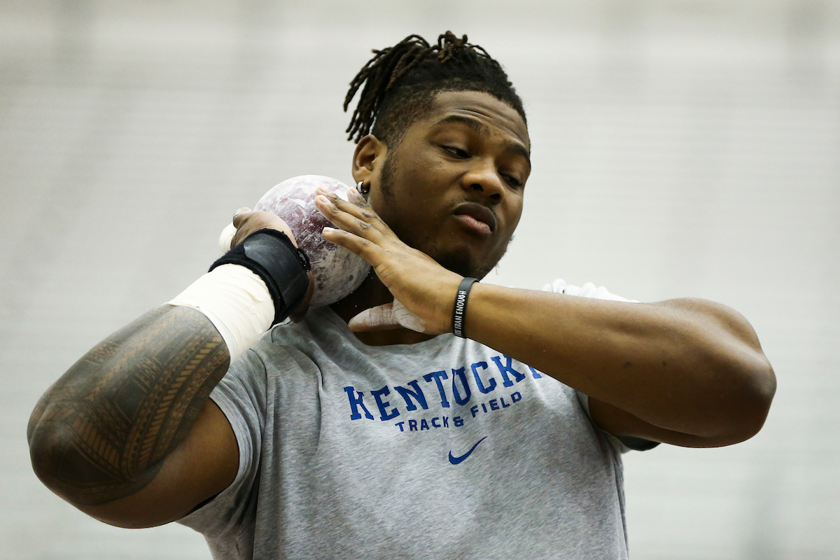 Charles Lenford Jr.

2020 SEC Indoors.

Photo by Chet White | UK Athletics