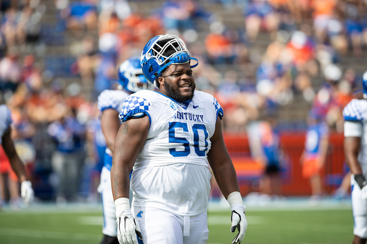 Marquan McCall

Kentucky falls to Florida, 34-10.

Photo by Jacob Noger | UK Football