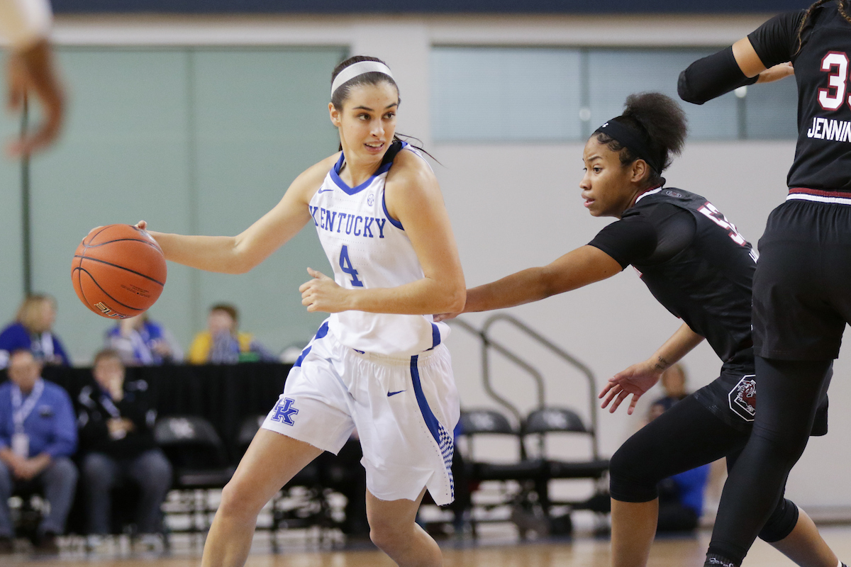 Maci Morris. 

The UK women's basketball team falls to South Carolina.

Photo by Eddie Justice | UK Athletics