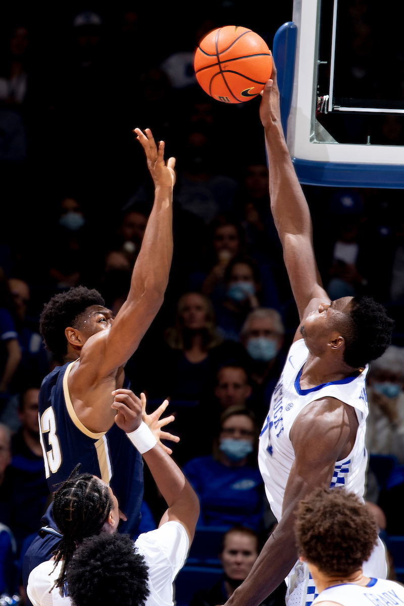 Oscar Tshiebwe.

Kentucky beat Mount St. Mary’s 80-55.

Photos by Chet White | UK Athletics