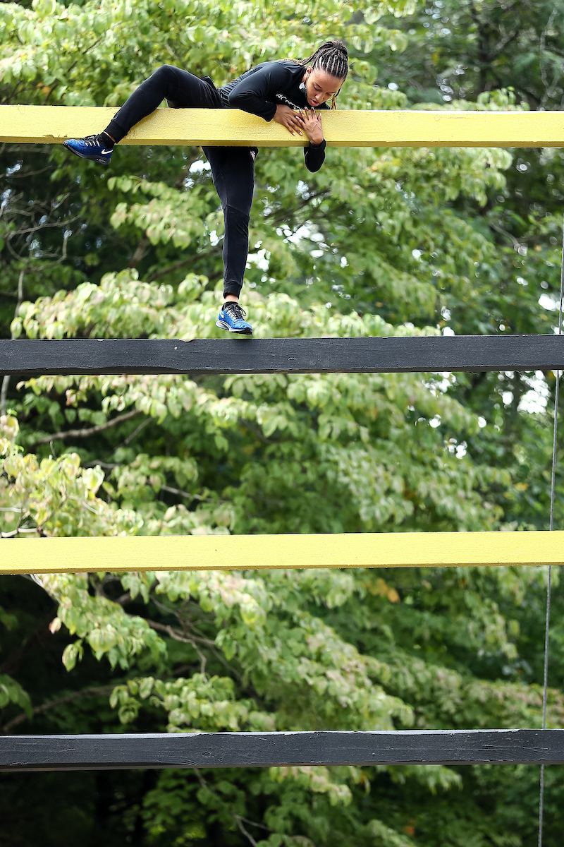 Jada Walker.

Kentucky Women’s Basketball team bonding trip to Fort Campbell.

Photo by Eddie Justice | UK Athletics