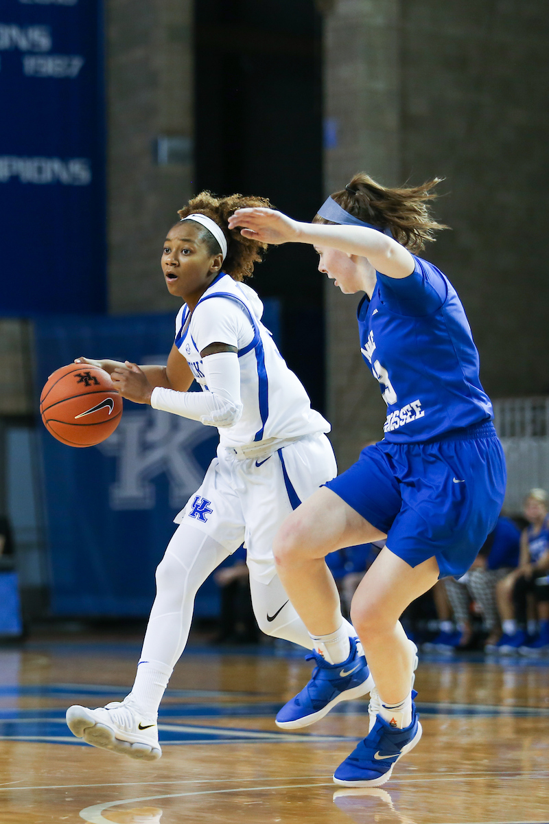 Jaida Roper

Women's Basketball beat MTSU on Saturday, December 15, 2018. 

Photo by Hannah Phillips  | UK Athletics