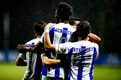 Celebration, 

Kentucky defeats Wright State University 7-1. 

Photo by Eddie Justice | UK Athletics