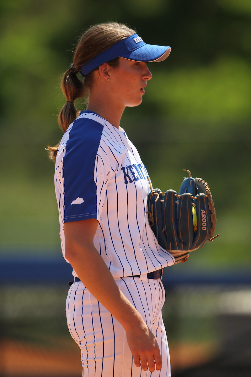 Grace Baalman.

The University of Kentucky softball team during Game 2 against South Carolina for Senior Day on Sunday, May 6th, 2018 at John Cropp Stadium in Lexington, Ky.

Photo by Quinn Foster I UK Athletics