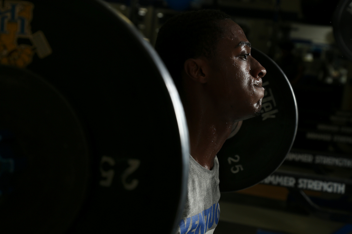 Big Blue Caravan. Somerset, Ky. Somerset Kroger. June 21, 2018.

Photo by Chet White | UK Athletics