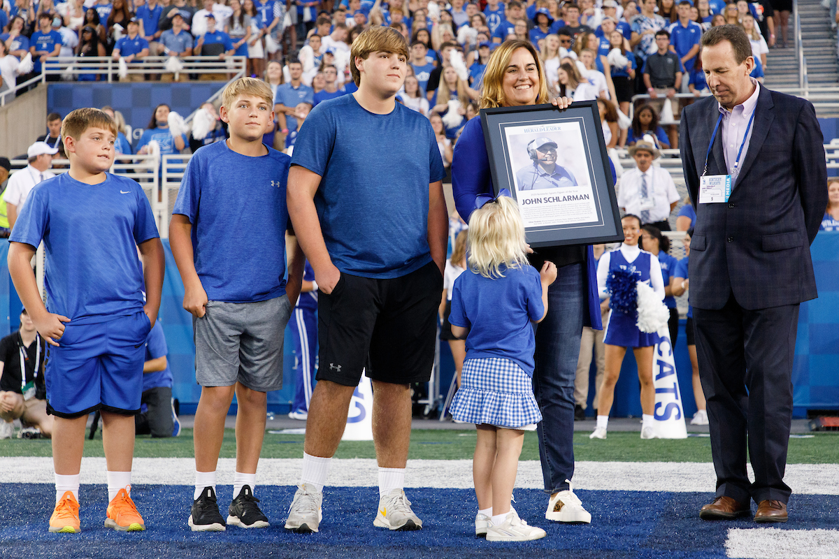 Schlarman Family.

Kentucky beat Missouri, 35-28.

Photo by Elliott Hess | UK Athletics