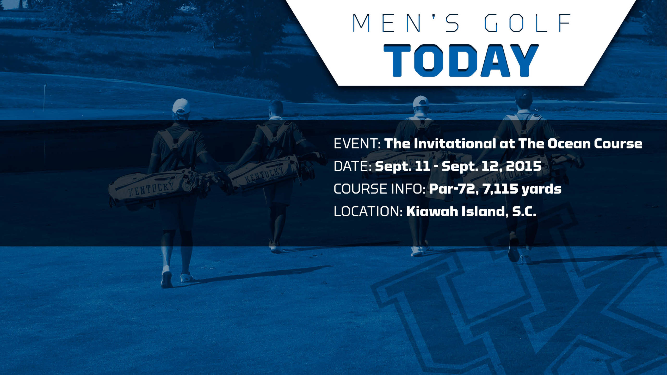 Kentucky Begins 2015-16 at The Invitational at the Ocean Course