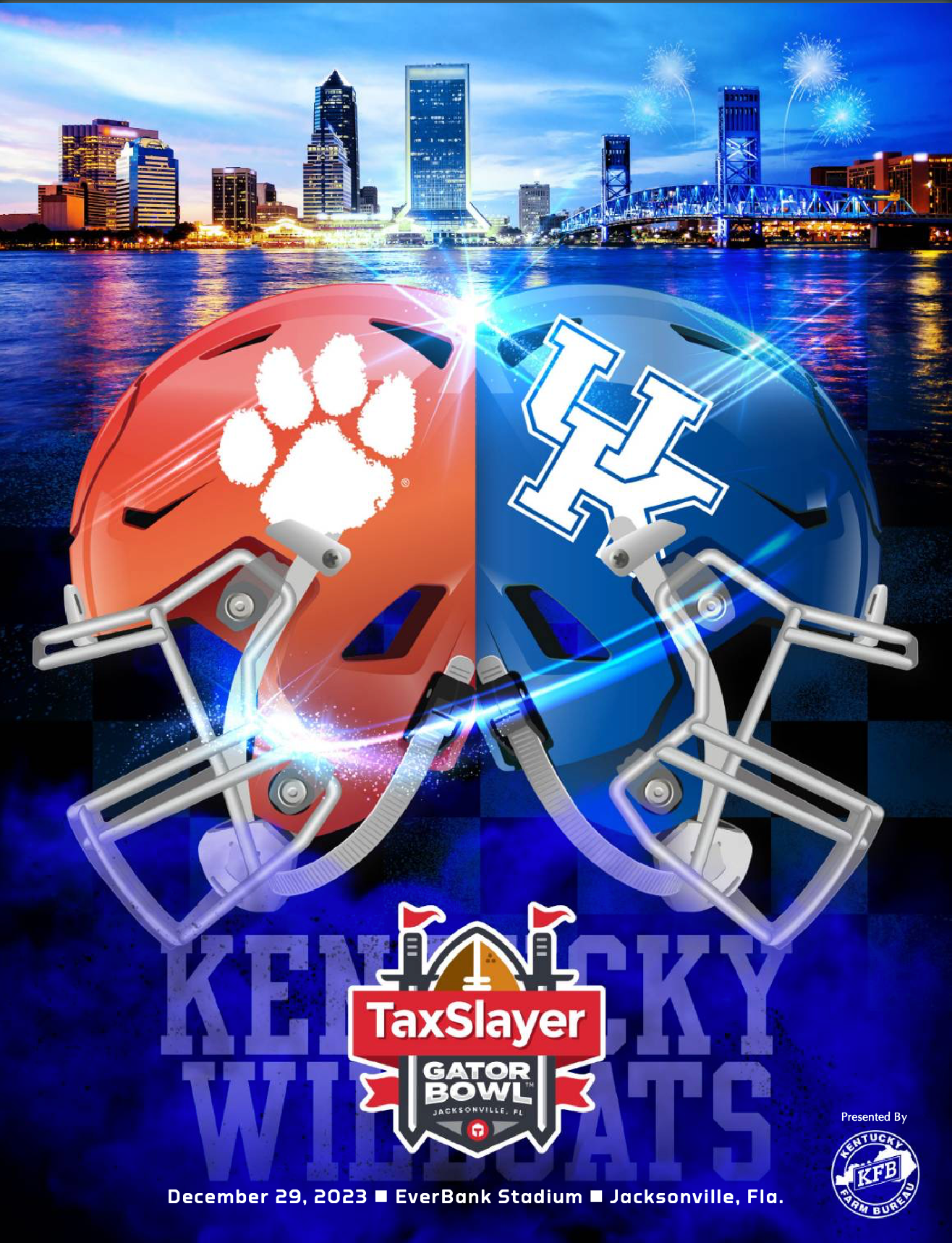 Listen to UK Sports Network Radio Coverage of Kentucky Football vs Clemson in the TaxSlayer Gator Bowl