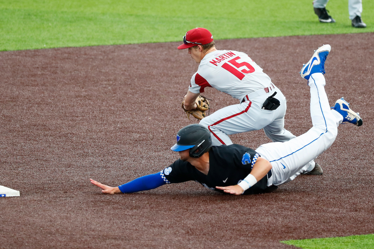 Ryan Johnson.

Kentucky falls to Arkansas 5-2.