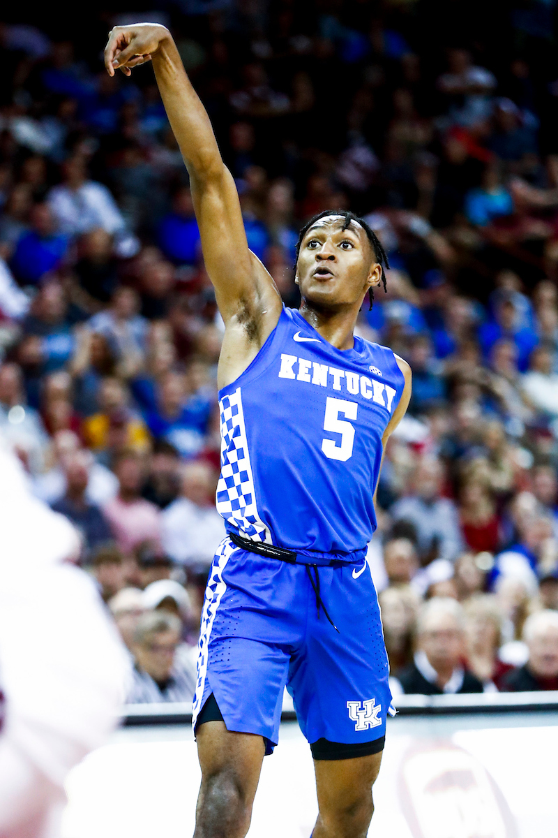 Immanuel Quickley.

Kentucky falls to South Carolina, 81-78.


Photo by Chet White | UK Athletics