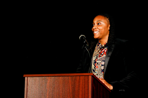 A?dia Mathies. 

UK Athletics Hall of Fame. 

Photo by Eddie Justice | UK Athletics