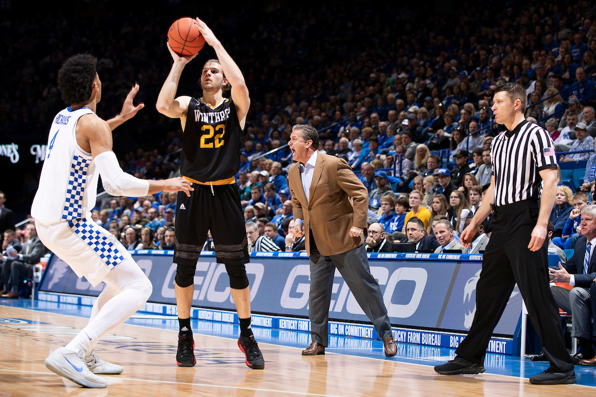 John Calipari.

UK men's basketball beat Winthrop University 87-74 on Wednesday, November 21, 2018.

Photo by Chet White | UK Athletics