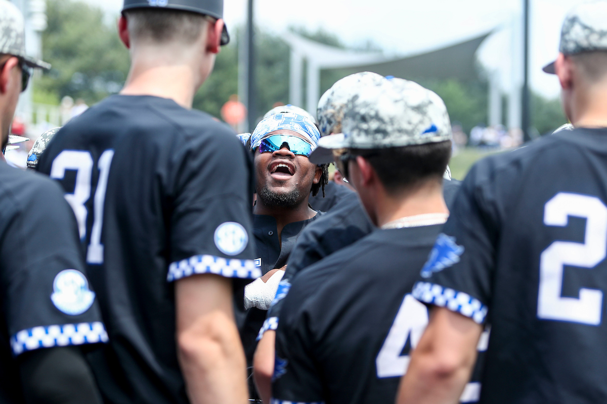 Oraj Anu.

Kentucky beats Auburn 6-3.

Photo by Sarah Caputi | UK Athletics