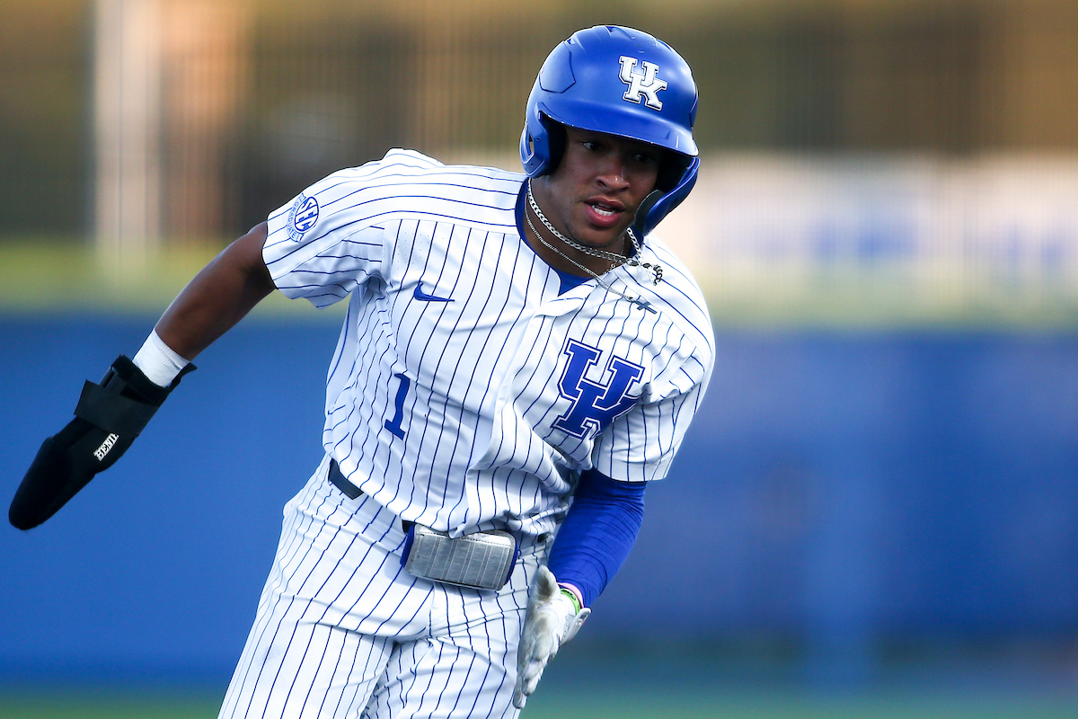 Daniel Harris IV.

Kentucky defeats Dayton 12-1.

Photo by Grace Bradley | UK Athletics