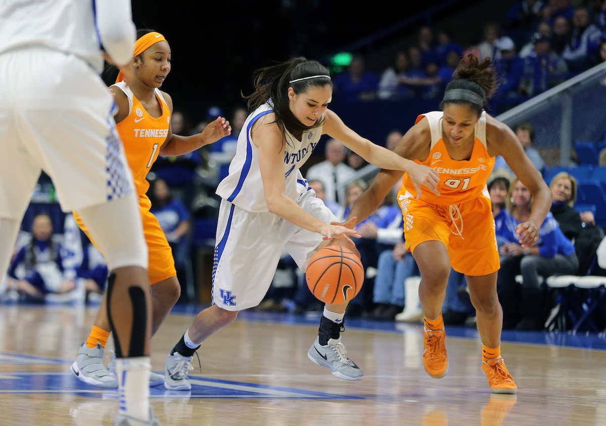 Maci Morris

The University of Kentucky women's basketball team falls to Tennessee on Sunday, December 31, 2017 at Rupp Arena. 

Photo by Britney Howard | UK Athletics