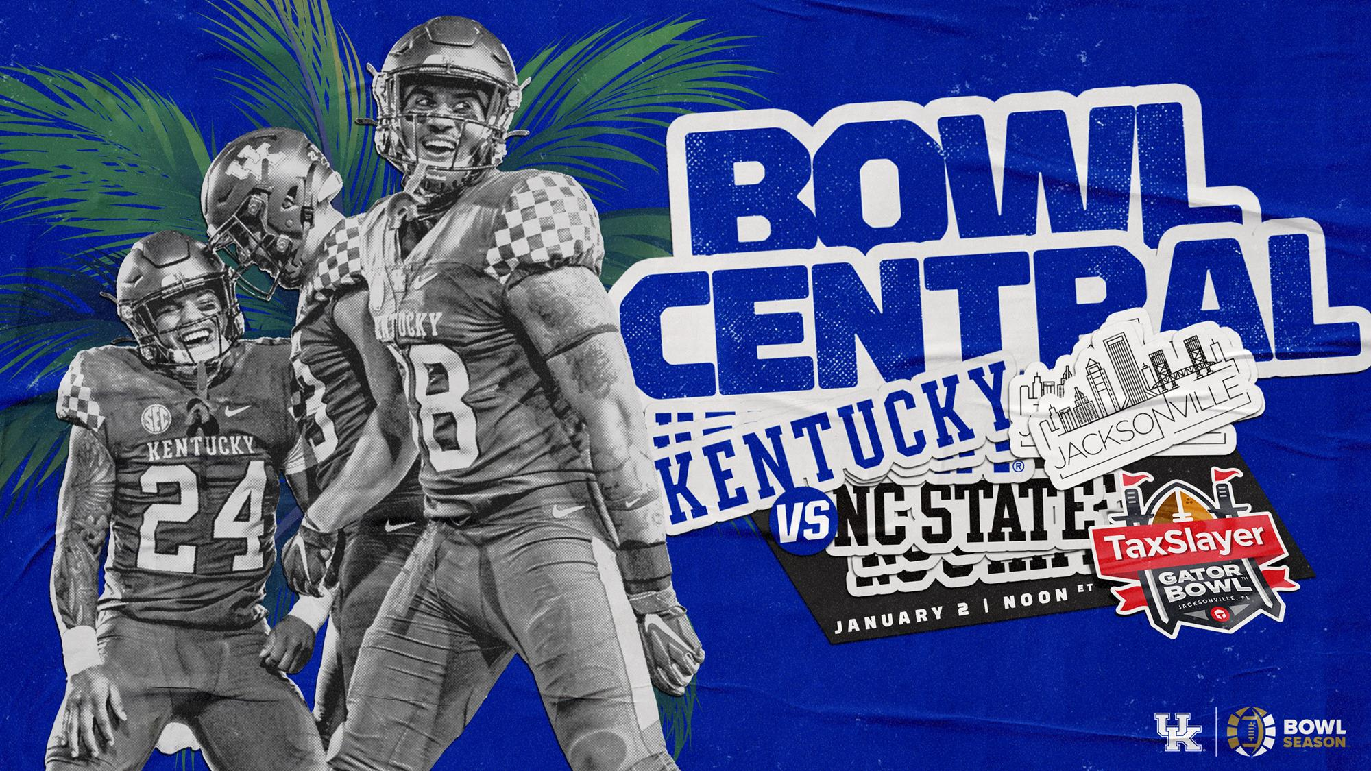 Kentucky Set to Face N.C. State in TaxSlayer Gator Bowl