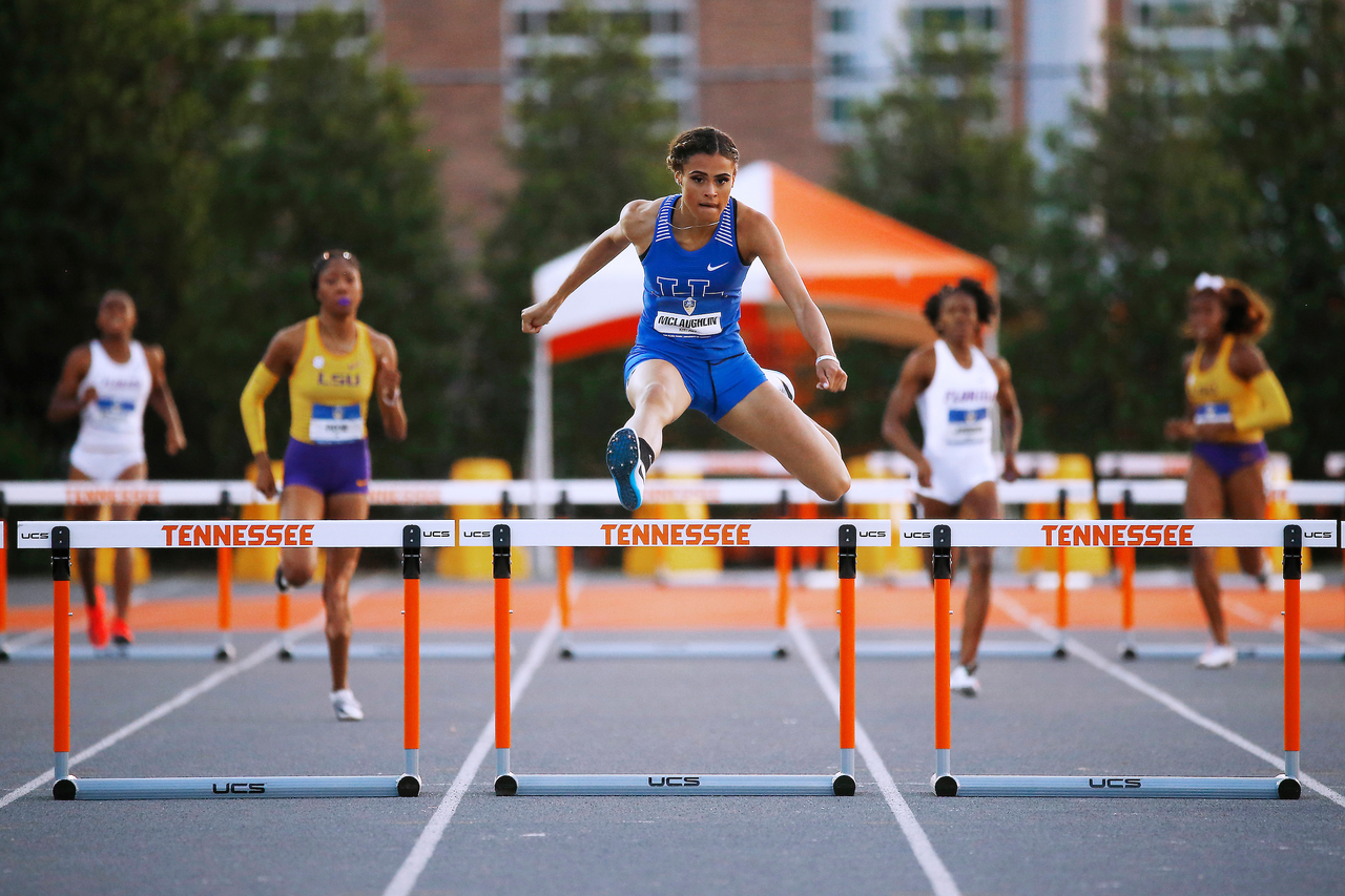 Sydney McLaughlin.

Day three of the 2018 SEC Outdoor Track and Field Championships on Sunday, May 13, 2018, at Tom Black Track in Knoxville, TN.

Photo by Chet White | UK Athletics