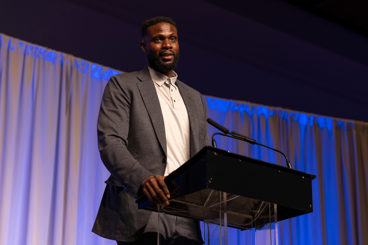 Nazr Mohammed.

The 2020 and 2021 UK Athletics Hall of Fame classes were inducted Thursday night at Central Bank Center.

Photo by Grant Lee | UK Athletics