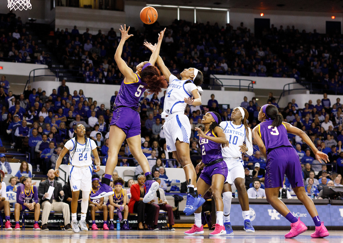 TATYANA WYATT.


The UK women?s basketball team beat LSU on senior day on Sunday, February 24, 2019.

Photo by Elliott Hess | UK Athletics