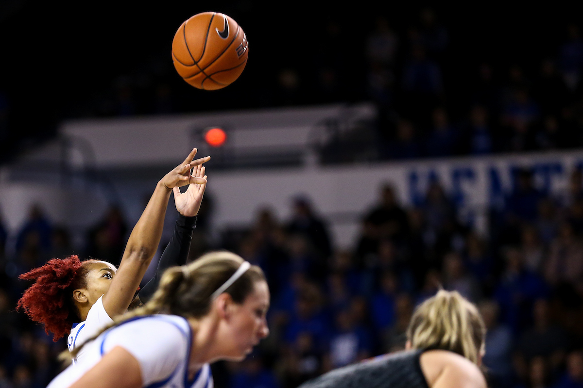 Jaida Roper. 

Kentucky fell to Florida 70 - 62. 

Photo by Eddie Justice | UK Athletics