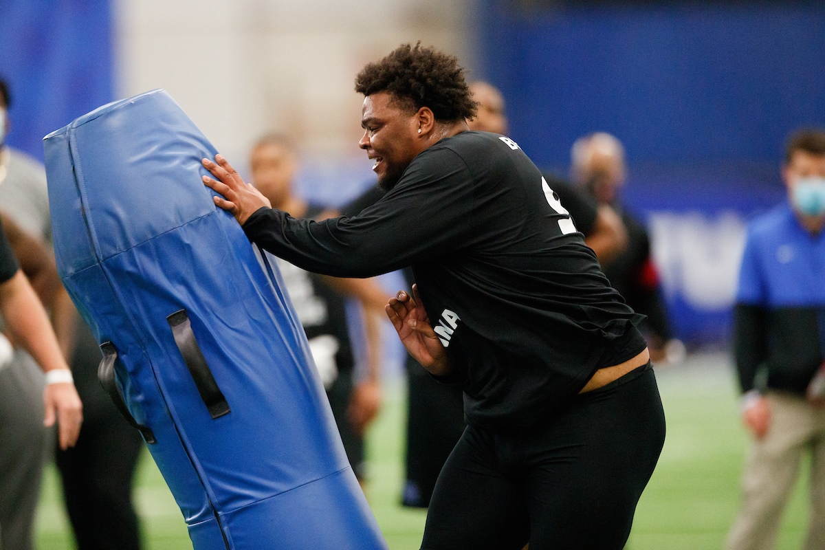 Quinton Bohanna.

Kentucky football Proday.

Photo by Elliott Hess | UK Athletics