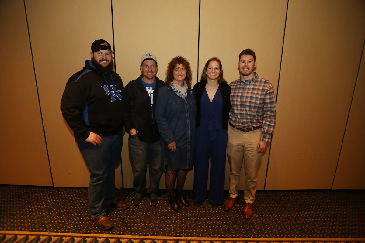 Sarah Rainwater.

Frank G. Ham Society of Character induction.

Photo by Quinn Foster | UK Athletics