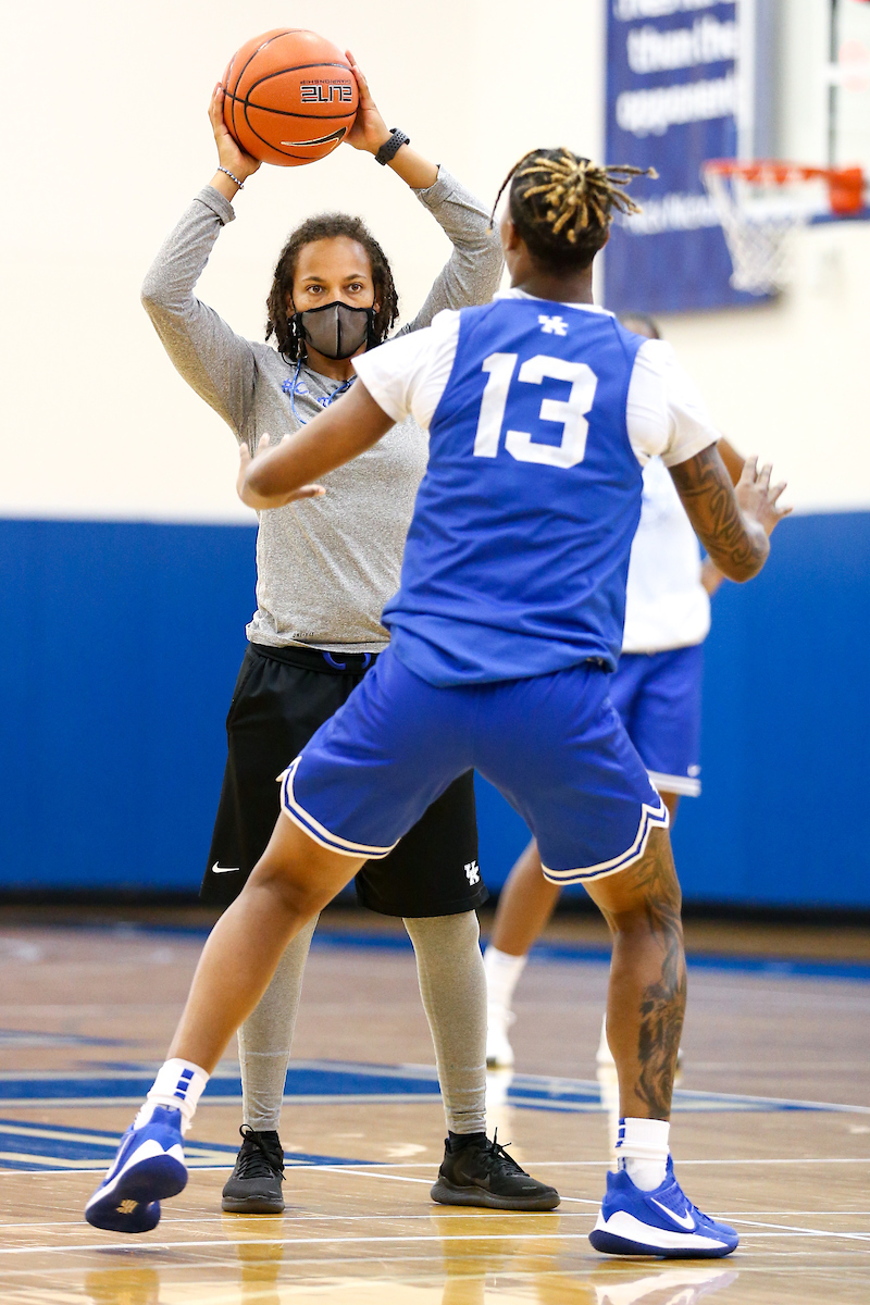 Amber Smith.

Kentucky Women’s Basketball Practice.

Photo by Eddie Justice | UK Athletics