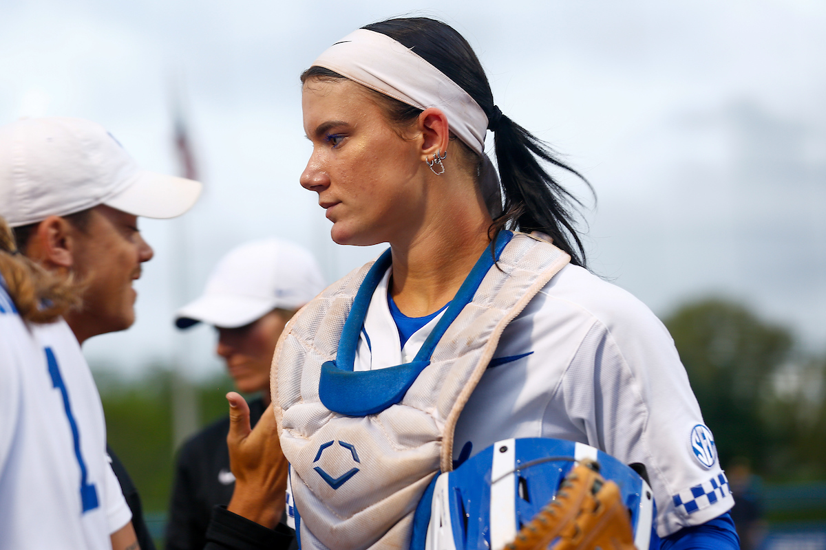 Kayla Kowalik.

Kentucky loses to Missouri 9-1.

Photo by Abbey Cutrer | UK Athletics