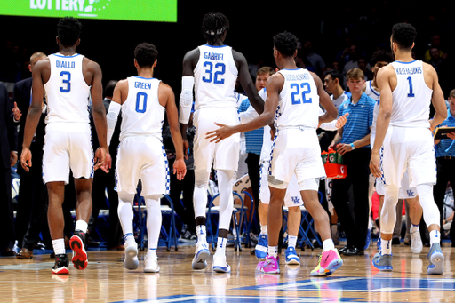 Squad.

The University of Kentucky men's basketball team beat Georgia 66-61 on Sunday, December 31, 2017 at Rupp Arena in Lexington, Ky. 

Photo by Quinn Foster I UK Athletics