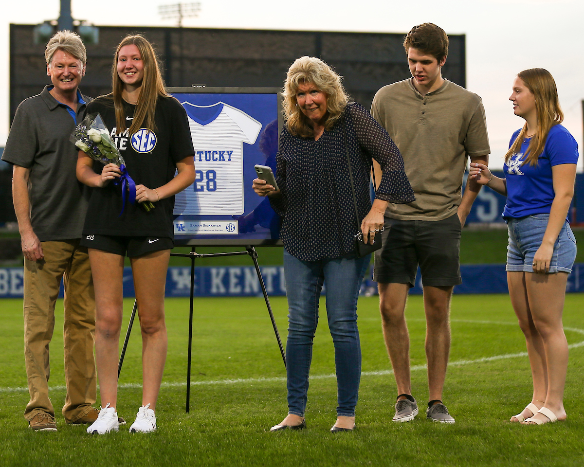 Sarah Siekkinen.

Women’s Soccer Senior Night.

Photo by Grace Bradley | UK Athletics