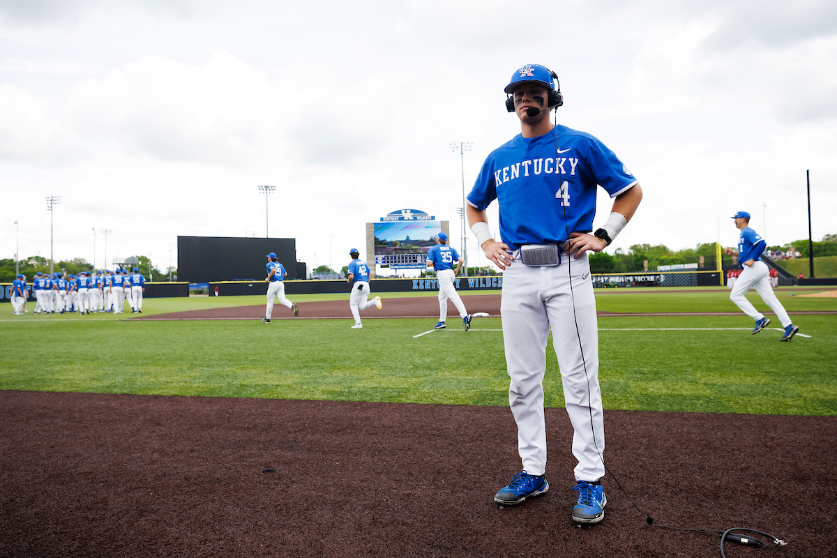 Emilien Pitre Leads Charge as No. 8 Kentucky Evens Series