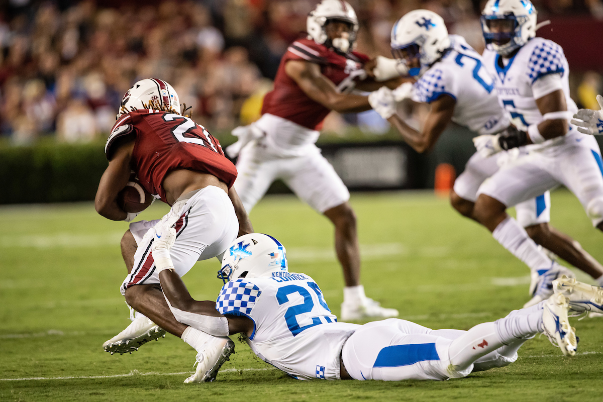 Yusuf Corker

Kentucky beats South Carolina, 16-10.

Photo by Jacob Noger UK Athletics