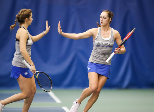 DIANA TKACHENKO.

The University of Kentucky women's tennis team beat Baylor 4-1 on Sunday, February 4, 2018 in Lexington's Boone Center.

Photo by Elliott Hess | UK Athletics