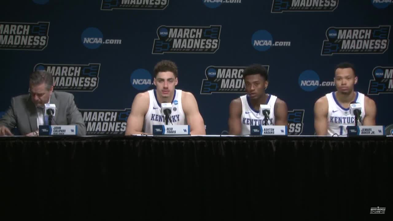 MBB: Travis, Hagans, Baker - Wofford Postgame