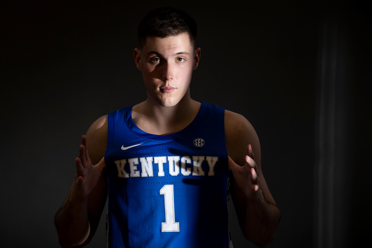 CJ Fredrick.Menâ??s basketball photo day.Photos by Chet White | UK Athletics