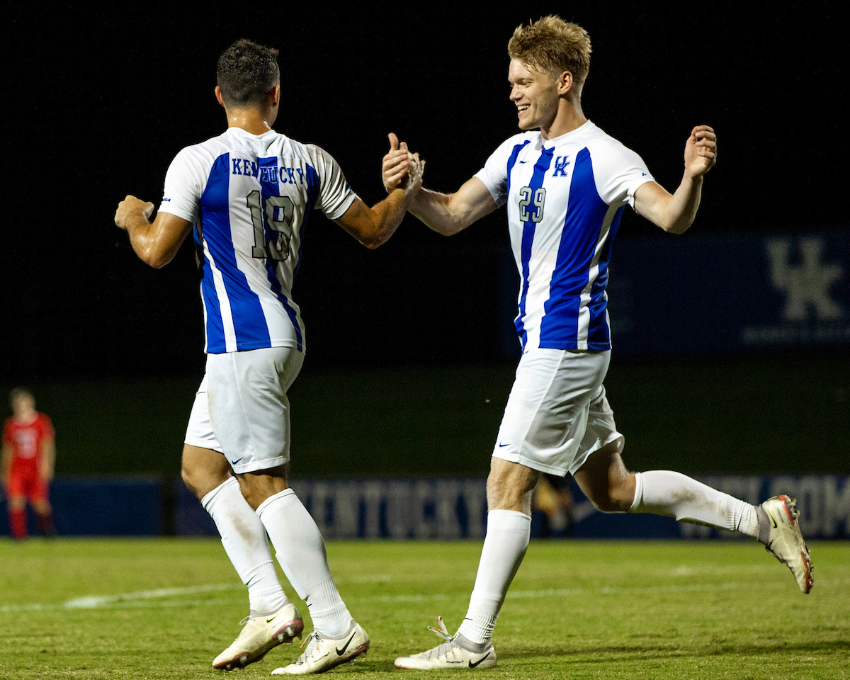 Luke Andrews, Trey Asensio.

Kentucky defeats Duquesne 3-1.

Photo by Grace Bradley | UK Athletics
