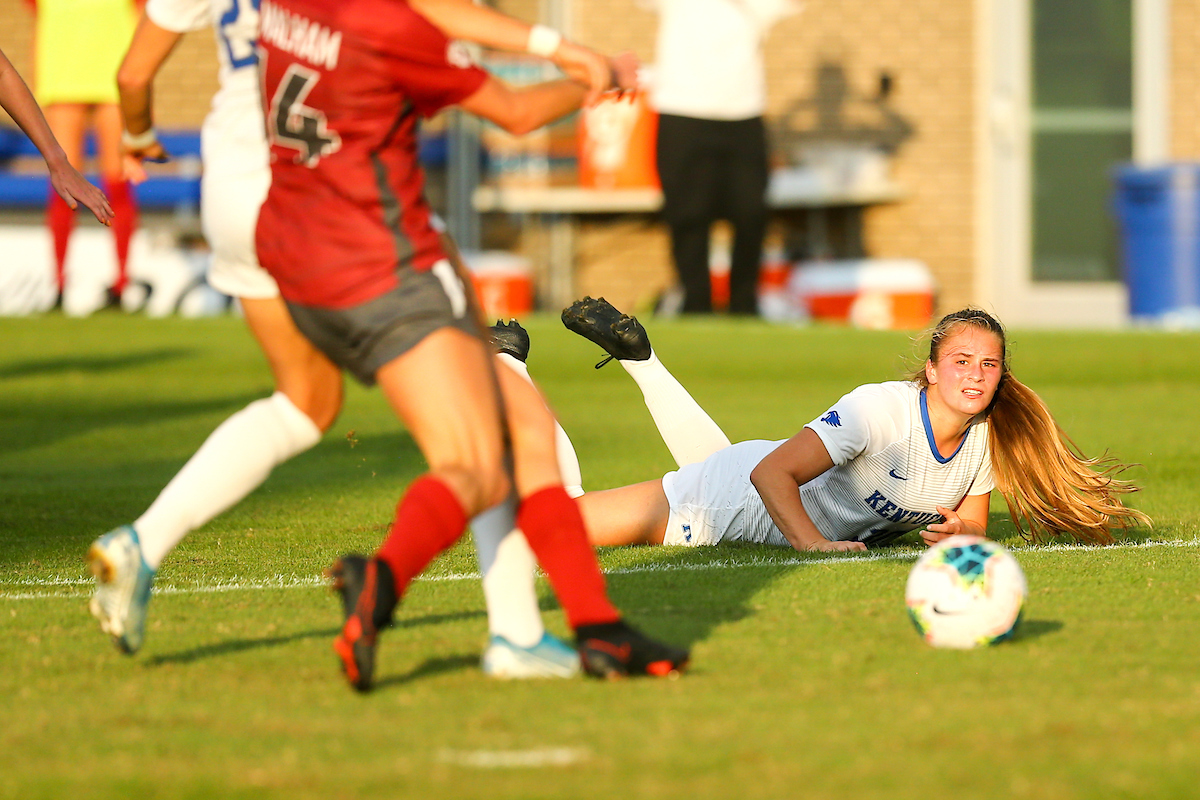 Jordyn Rhodes. 

Arkansas defeats Kentucky 4-1.

Photo by Eddie Justice | UK Athletics