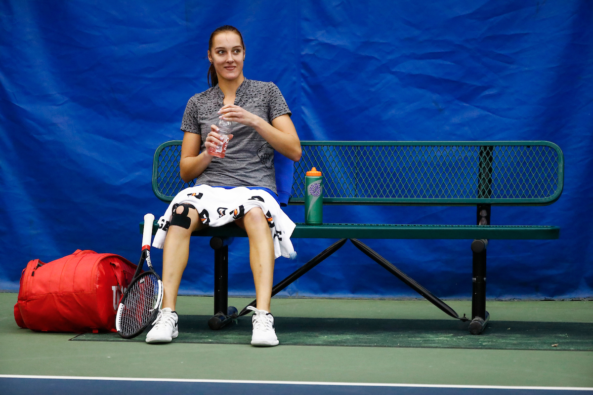 Diana Tkachenko.

Kentucky beats South Florida 4-0.

Photo by Hannah Phillips | UK Athletics