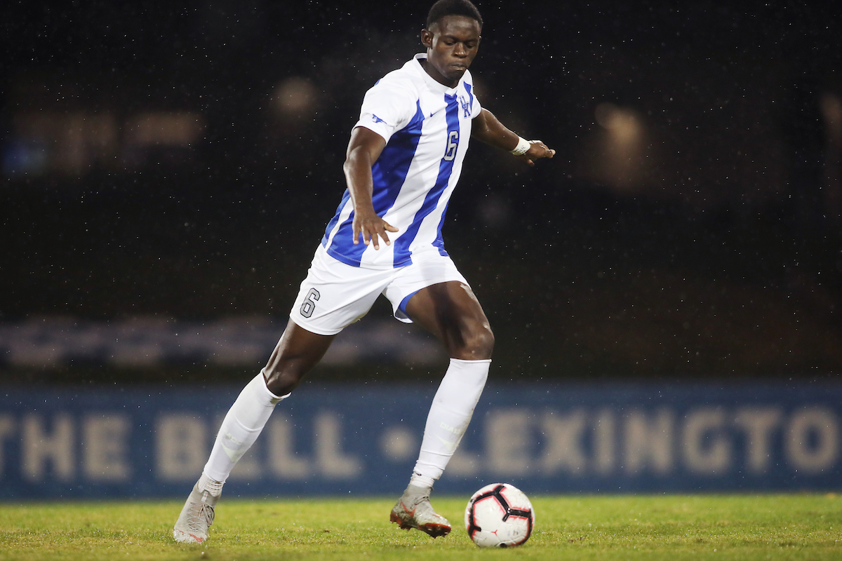 Aimé Mabika.

UK men's soccer defeats ODU to win Conference USA on Friday, November 2nd, 2018 at The Bell in Lexington, Ky.

Photo by Quinn Foster