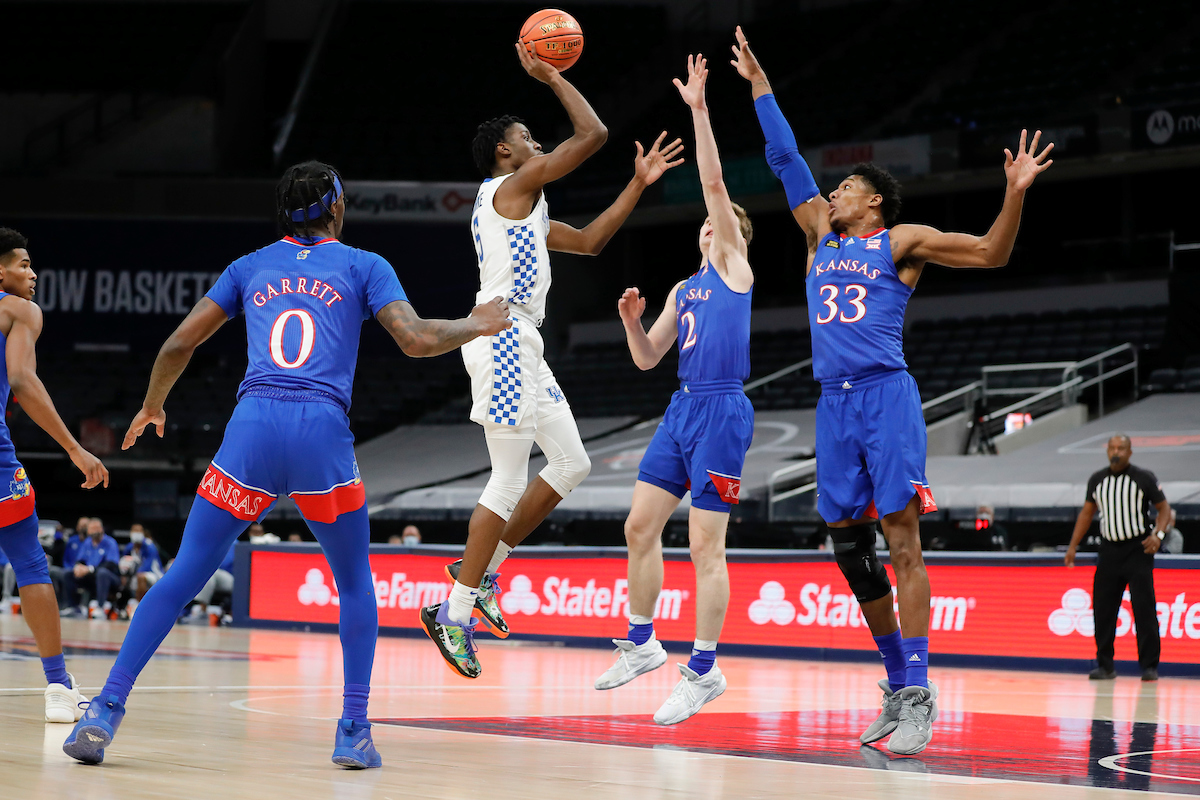Terrence Clarke.

Kentucky falls to Kansas, 65-62, in the State Farm Champions Classic.

Photo by Chet White | UK Athletics