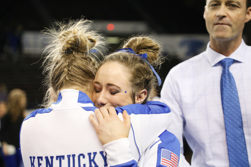 CORI RECHENMACHER.

The University of Kentucky gymnastics team beats Ohio State on Friday, March 2, 2018 at Memorial Coliseum in Lexington, Ky.

Photo by Elliott Hess | UK Athletics