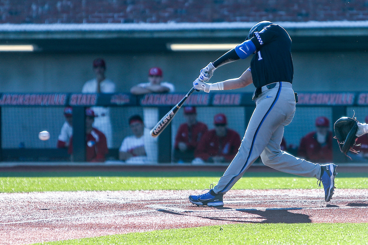 Daniel Harris IV.

Kentucky defeats Jacksonville State 15-1.

Photo by Sarah Caputi | UK Athletics