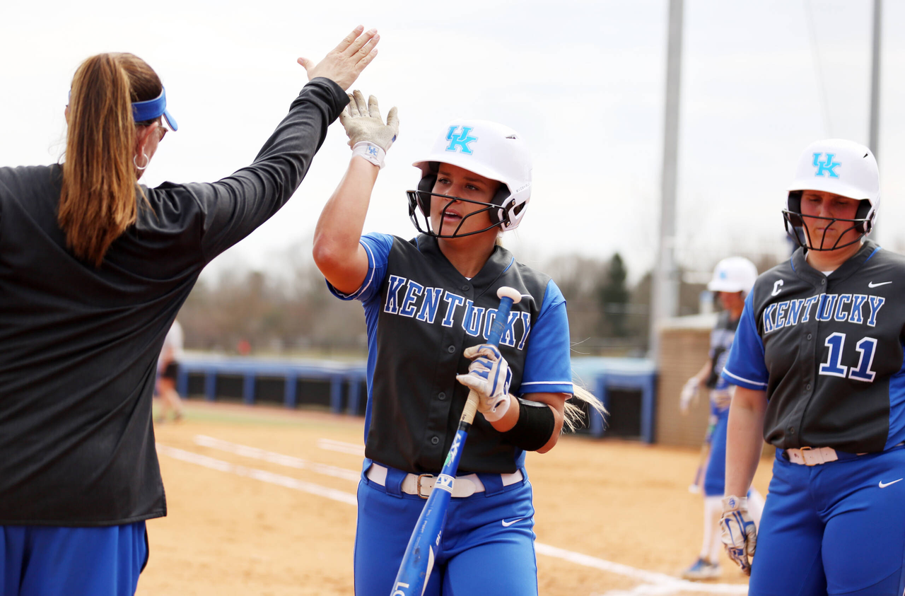The UK softball team beat Syracuse 13-0 on Wednesday, March 13, 2019.

Photo by Britney Howard | UK Athletics