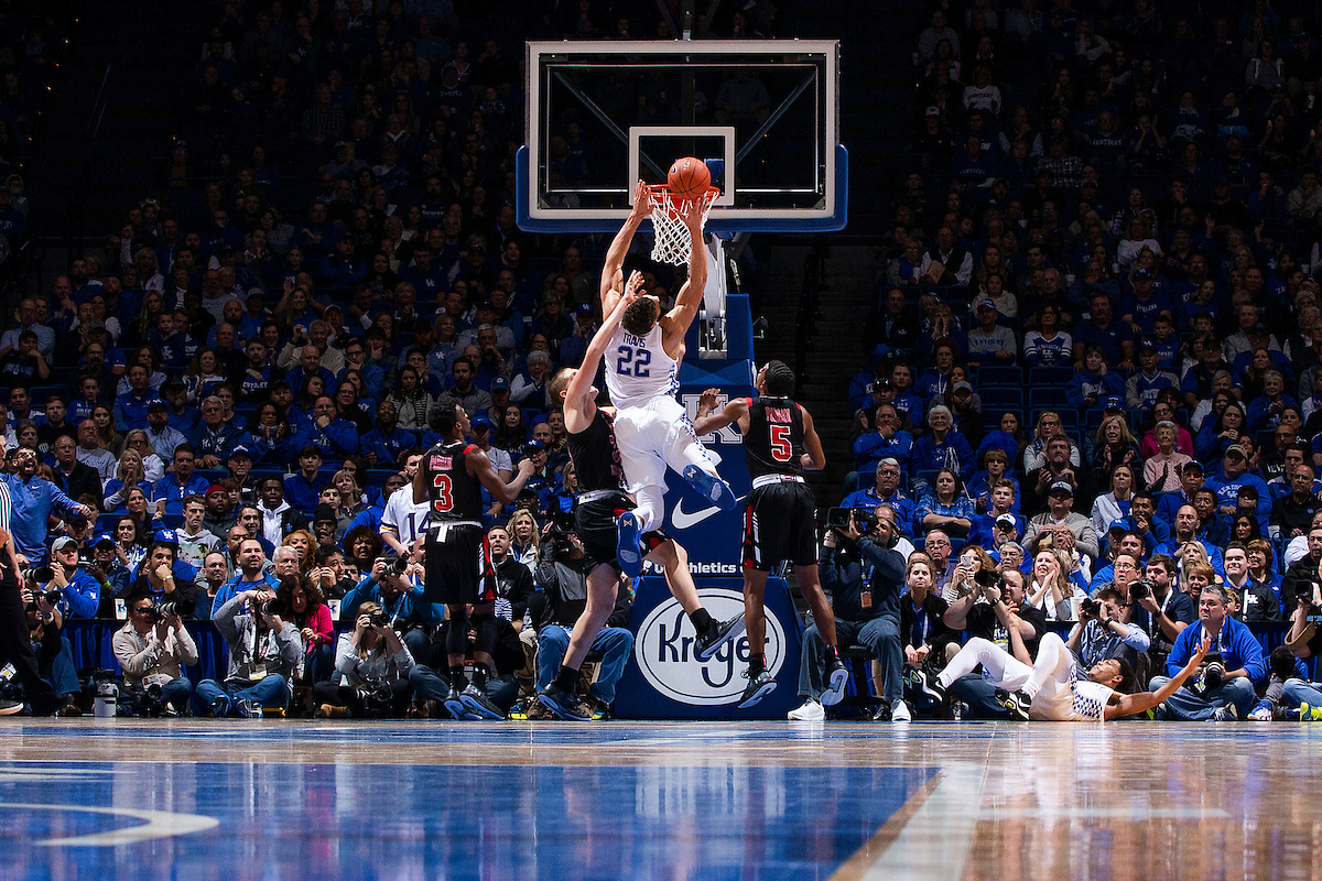 Reid Travis.

UK beats VMI 92-82 at Rupp Arena.

Photo by Chet White | UK Athletics