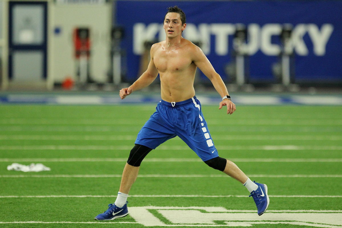 Jonny David.

The men's basketball conditions on Tuesday, July 10th, 2018 at Nutter Field house in Lexington, Ky.

Photo by Quinlan Ulysses Foster I UK Athletics