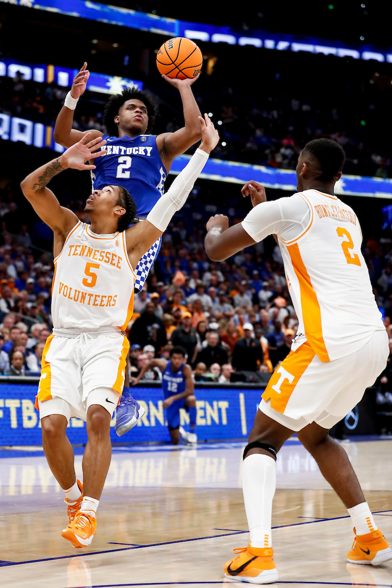 Sahvir Wheeler. 

Kentucky loses to Tennessee 69-62.

Photos by Chet White | UK Athletics