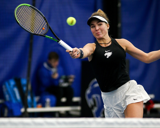 Akvile Parazinskaite. 

Kentucky beats Miami 7-0.

Photo by Eddie Justice | UK Athletics