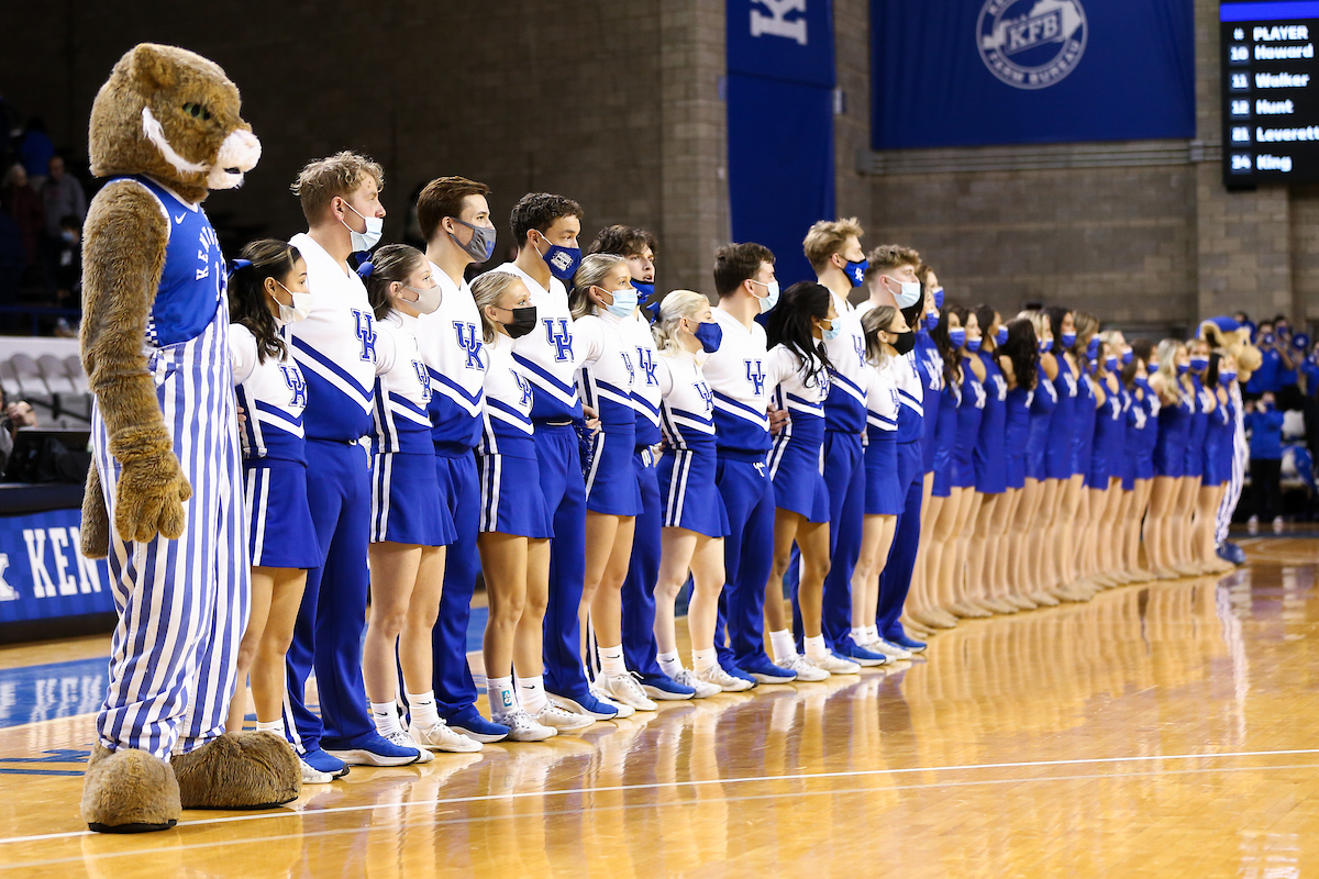 Cheer.

Kentucky loses to South Carolina 59-50.

Photo by Tommy Quarles | UK Athletics